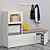 Modern OPHUS Combination Wardrobe: Stylish and Versatile Storage Solution 3D model small image 6