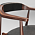 Elegant Garbo Dining Chair: Polys 30.592, Verts 30.612 3D model small image 3