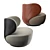 Walter Knoll Bao 207-10 C: Sleek Modern Design 3D model small image 1