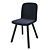 Palm Green Upholstered Dining Chair 3D model small image 3