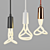 Modern Pendant LED Lamps Set 3D model small image 1