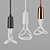 Modern Pendant LED Lamps Set 3D model small image 2