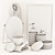 Elegant H&M Bathroom Set 3D model small image 4