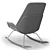 Fulton Rocking Armchair: Sleek and Stylish Comfort 3D model small image 5