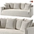 Elegant Casper Sofa: Perfect Blend of Style and Comfort 3D model small image 1