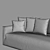 Elegant Casper Sofa: Perfect Blend of Style and Comfort 3D model small image 2