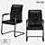 Modern Metal Chair in Eco-Leather - LoftDesigne 2022 3D model small image 1