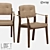 Modern Leather Chair - LoftDesign 2463 3D model small image 1