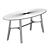 Modern Oval Coffee Table - Liu CT 3D model small image 5