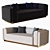 Elegant Wellington Sofa 3D model small image 2
