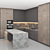 Modern Island Kitchen: High-Quality Renders Available 3D model small image 2