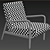 Velvet Wood Arm Chair: Elegant, Comfortable Design 3D model small image 4