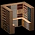 Sleek Wine Cellar 3D Model 3D model small image 3