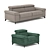 Modern Belgian Sofa Silenos 3D model small image 1