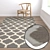 High-Quality Carpets Set 3D model small image 5