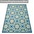 Luxury Textured Carpets Set 3D model small image 4