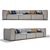 Carmo Modern 3-Seater Sofa 3D model small image 1