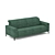 Elegant Belgian Sofa: Colorado 3D model small image 3
