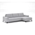 Belgian Donato: Customizable Comfort Sofa 3D model small image 3
