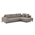 Belgian Donato: Customizable Comfort Sofa 3D model small image 4