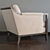 Elegant Belladonna Armchair: Luxurious Comfort 3D model small image 2