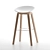 Sleek Modern Bar Stool 3D model small image 1