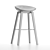 Sleek Modern Bar Stool 3D model small image 3