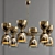 SOFO Brass Pendant Lamp 3D model small image 1