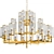 Luxury Chandelier Trio: Liaison, Bari Light, Le Pentagone 3D model small image 2