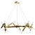 Luxury Chandelier Trio: Liaison, Bari Light, Le Pentagone 3D model small image 4