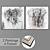 Modern Art Set: 2 Paintings, 4 Frame Options 3D model small image 1