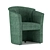 Stylish Belgian Julia Armchair 3D model small image 3