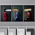 Multicolor Photo Frames Set 3D model small image 1