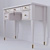 Sleek 15: Modern Dressing Table 3D model small image 2