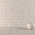 ARES Ivory Concrete Wall Tiles 3D model small image 1