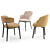 Italian Chairs: Bea, Caratos, Lux 3D model small image 2