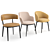 Italian Chairs: Bea, Caratos, Lux 3D model small image 6