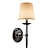 Newport 31401A: Elegant Nickel Wall Sconce 3D model small image 1