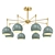 OST Modern Brass Pendant Chandelier 3D model small image 1