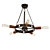 Stylish Loft Star Pendant 3D model small image 1