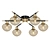 Vintage Horn Chandelier 3D model small image 1