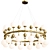 Luxury Chandelier Set-5: Elegant Lighting Collection 3D model small image 3