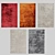 Silky Chrome Viscoe Rugs 3D model small image 2