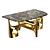 Hiquily Bronze Coffee Table 3D model small image 3