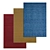 Luxury Carpet Set - High-Quality Textures 3D model small image 1