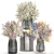 Elegant Blooms Bouquet Set 3D model small image 1