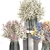 Elegant Blooms Bouquet Set 3D model small image 2