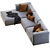 Sleek and Stylish BoConcept Carmo Sofa 3D model small image 2
