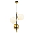 Sleek Triple Pendant Lighting 3D model small image 1