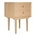 Quilda Bedside Table: Stylish and Compact 3D model small image 1